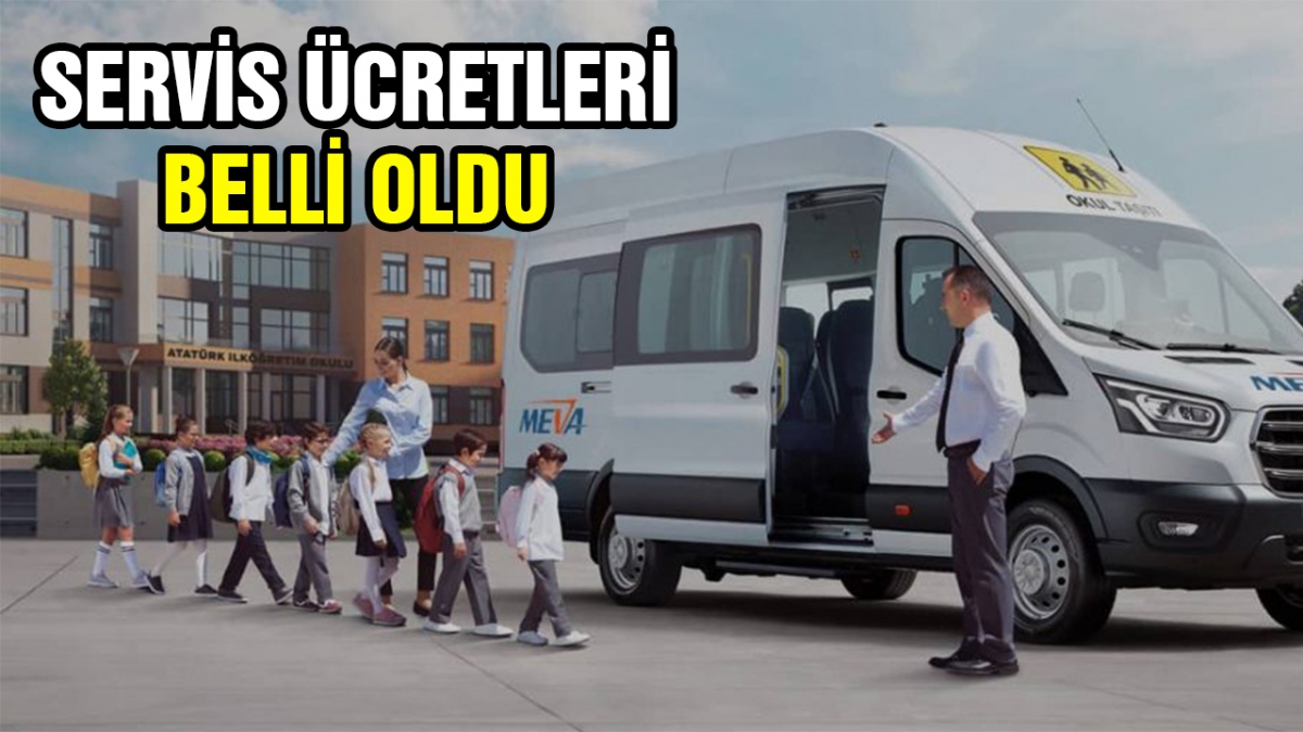 Servis ücretleri belli oldu
