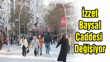 İzzet Baysal Caddesi değişiyor