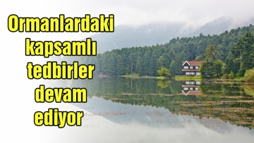Ormanlardaki kapsamlı tedbirler devam ediyor