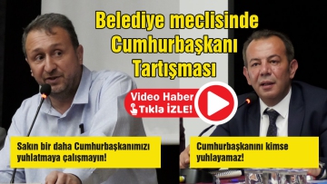 Belediye meclisinde cumhurbaşkanı tartışması