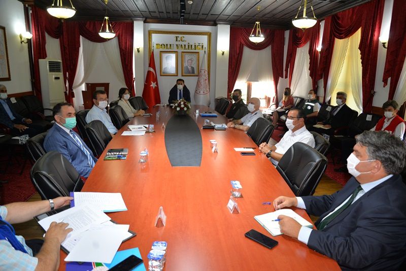 Bolu'da Sel Afetine Karşı Alınması Gereken Tedbirler Görüşüldü