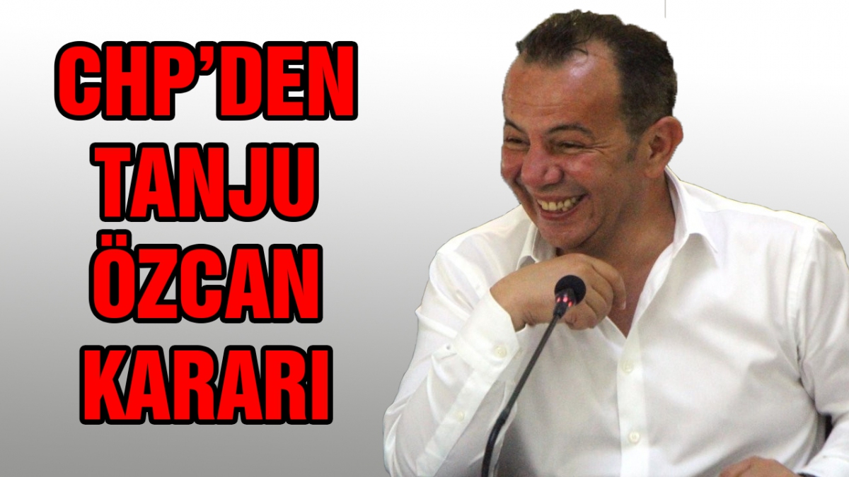 CHP'den Tanju Özcan kararı