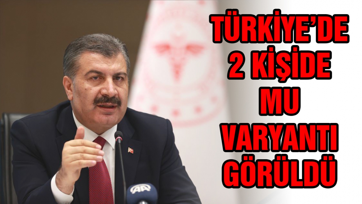 Türkiye'de 2 kişide Mu varyantı görüldü