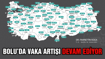 Bolu'da vaka artışı devam ediyor