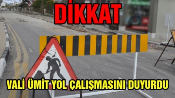 Gerede kavşağında yol çalışması