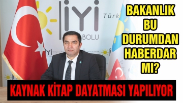 Kaynak kitap dayatması yapılıyor