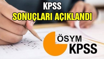 KPSS sonuçları açıklandı 