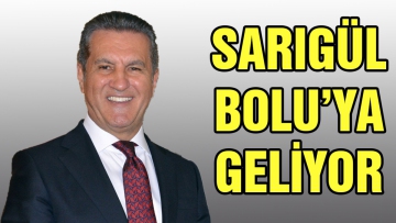 Sarıgül Bolu'ya geliyor