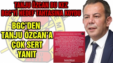 Tanju Özcan bu kez BGC'yi hedef tahtasına koydu, BGC'Den yanıt gecikmedi