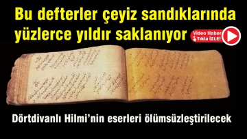 Yüzlerce yıldır saklanan defterler tarihe ışık tutacak