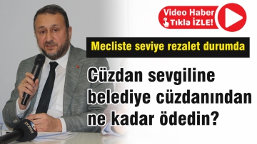 Cüzdan sevgiline belediye cüzdanından ne kadar ödedin?