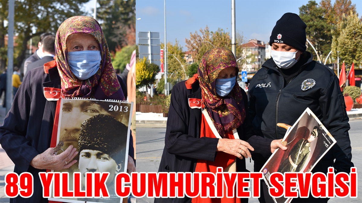 89 senelik Cumhuriyet sevgisi
