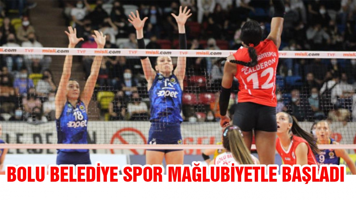 Bolu Belediye Spor mağlubiyetle başladı