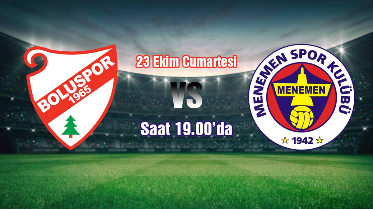 Boluspor Menemenspor'u Konuk Ediyor