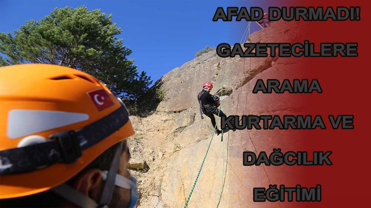 Gazetecilere Arama Kurtarma Ve Dağcılık Eğitimi