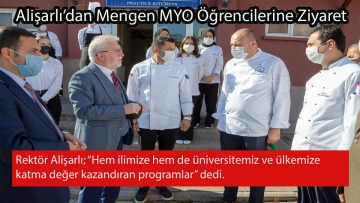 Alişarlı'dan Mengen MYO Öğrencilerine Ziyaret