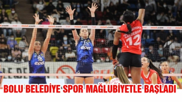 Bolu Belediye Spor mağlubiyetle başladı