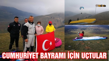Cumhuriyet Bayramı için uçtular