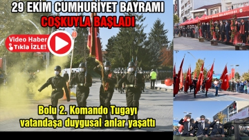 Cumhuriyet Bayramı kutlamaları coşku ile başladı