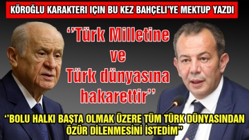 Köroğlu karakteri için bu kez Bahçeli'ye mektup yazdı