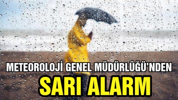Meteoroloji Genel Müdürlüğü'nden sarı uyarı