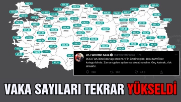 Vaka sayıları tekrar yükseldi