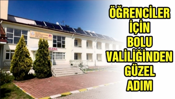 Öğrenciler için Bolu Valiliğinden güzel adım
