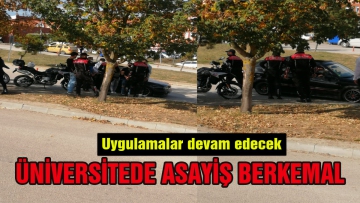 Üniversitede asayiş berkemal