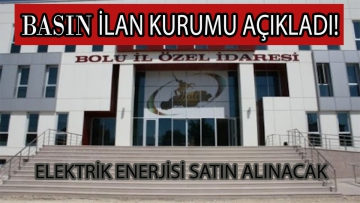 Basın İlan Kurumu Açıkladı! Elektrik Enerjisi Satın Alınacak