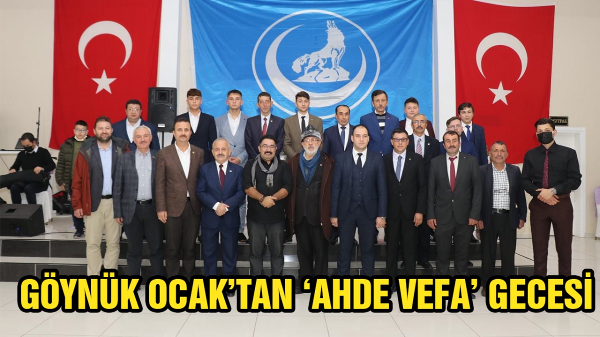 göynük Ocak'tan ''ah de vefa'' gecesi