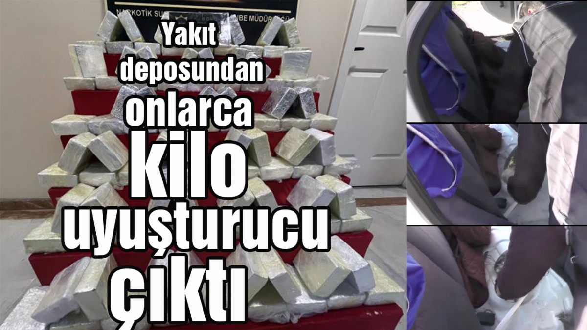 Yakıt deposundan onlarca kilo uyuşturucu çıktı