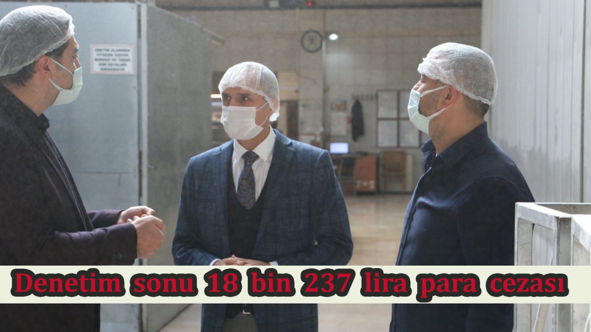 Denetim sonu 18 bin 237 lira para cezası