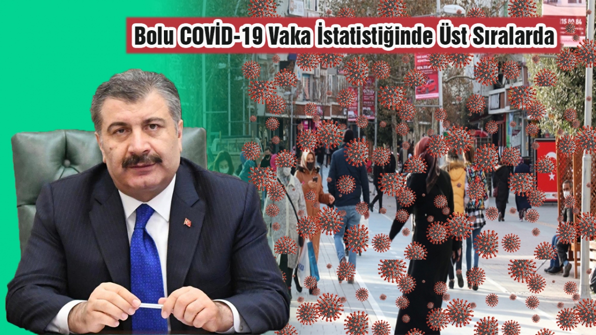 Bolu COVİD-19 vaka istatistiğinde üst sıralarda