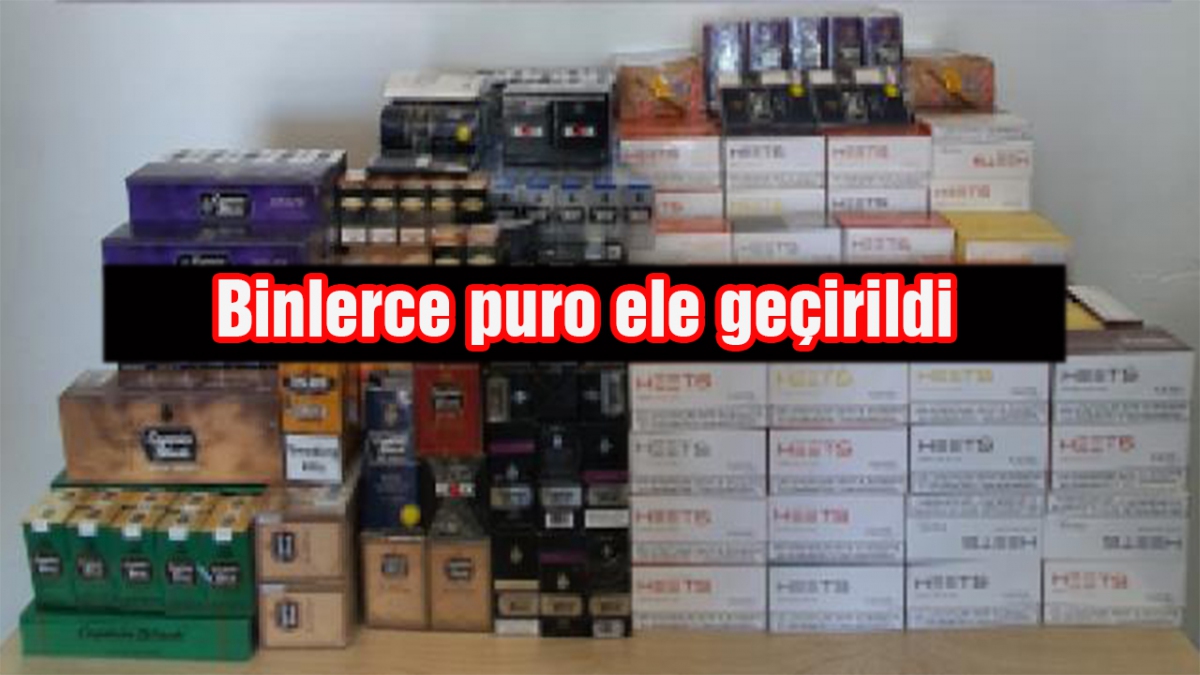 Binlerce puro ele geçirildi