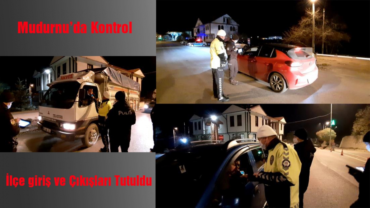 Mudurnu'da 43 araca kontrol