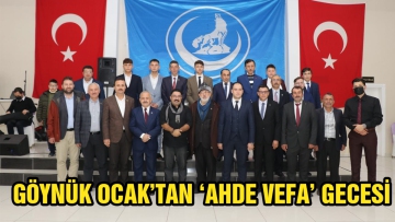 göynük Ocak'tan ''ah de vefa'' gecesi