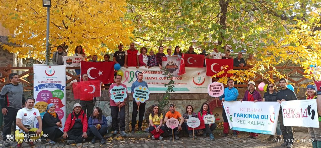 Hem yürüdüler, hem bilgilendiler