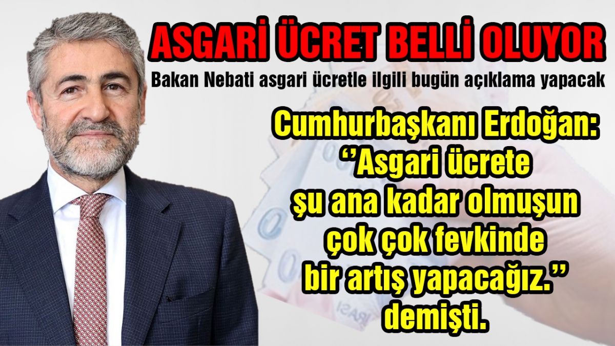 Asgari ücret belli oluyor