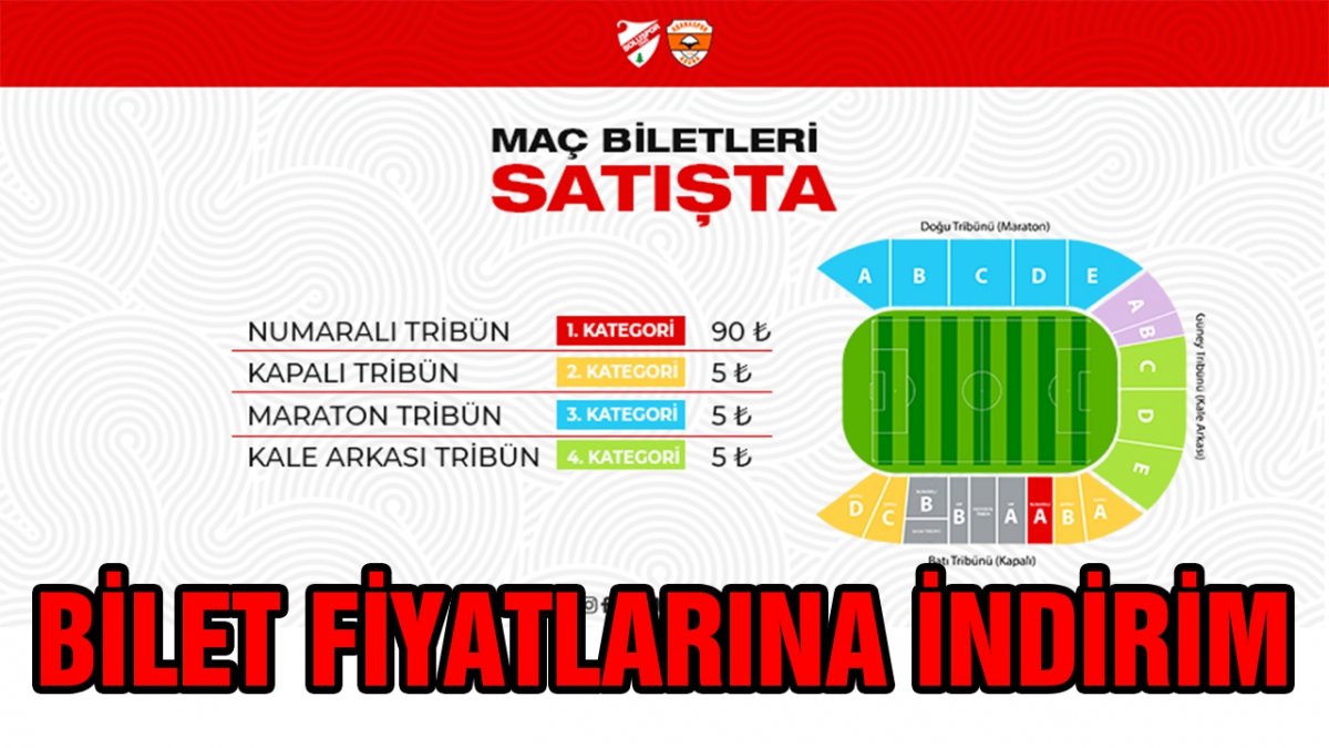 Bilet fiyatlarında indirim