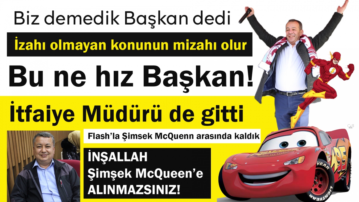 İtfaiye Müdürü de gitti