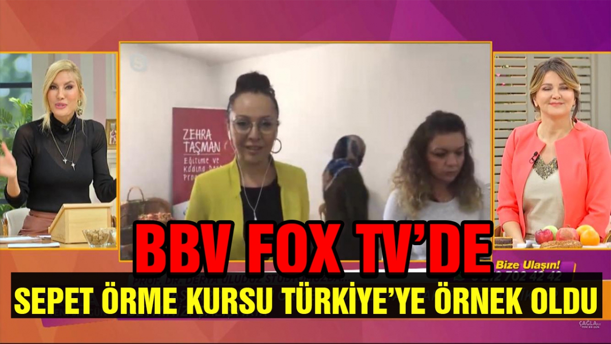 Sepet Örme Kursu Türkiye'ye Örnek Oldu