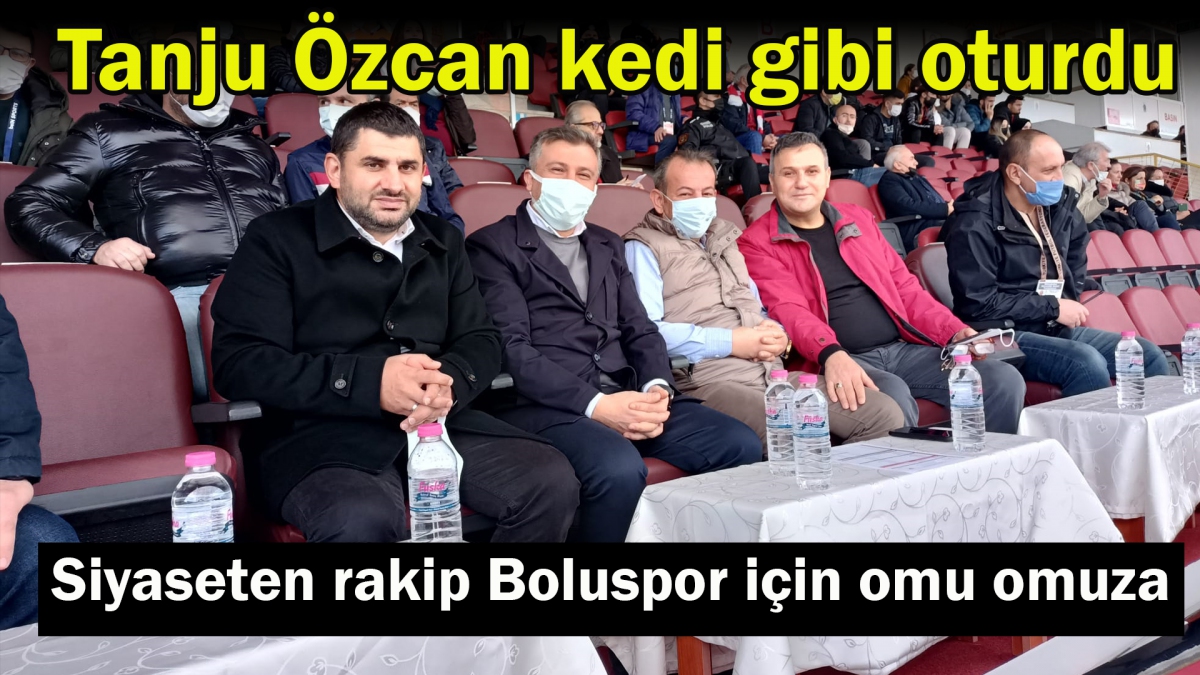 Tanju Özcan kedi gibi oturdu