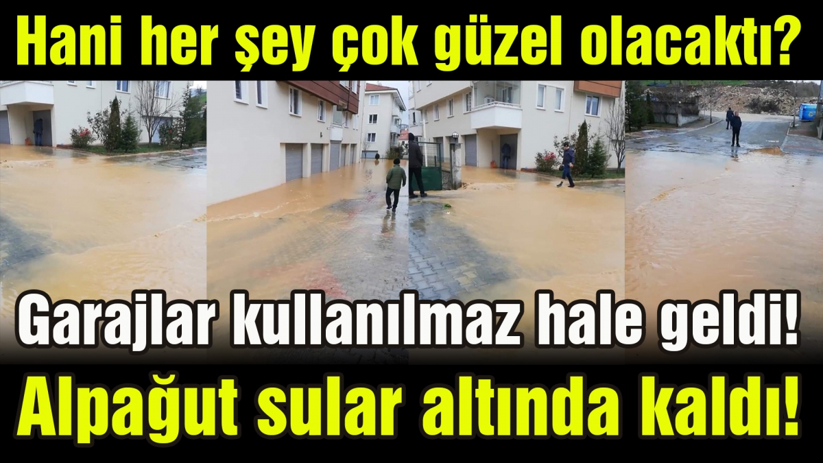 Garajlar kullanılmaz hale geldi