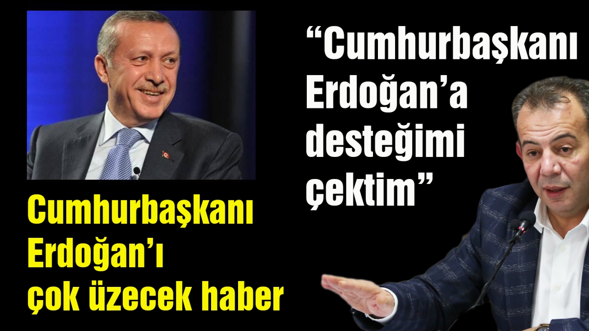 Cumhurbaşkanı Erdoğan'a desteğimi çektim