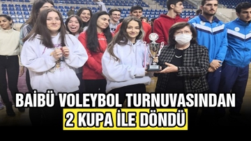 BAİBÜ turnuvadan 2 kupa ile döndü