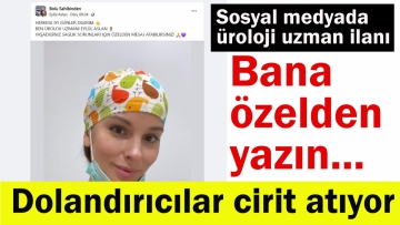 "Bana özelden yazın…"