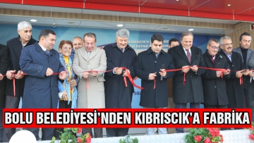 Bolu Belediyesi'nden Kıbrıscık'a fabrika