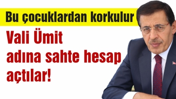 Vali Ümit adına sahte hesap açtılar