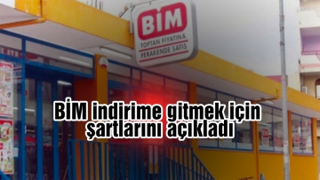 BİM indirime gitmek için şartlarını açıkladı