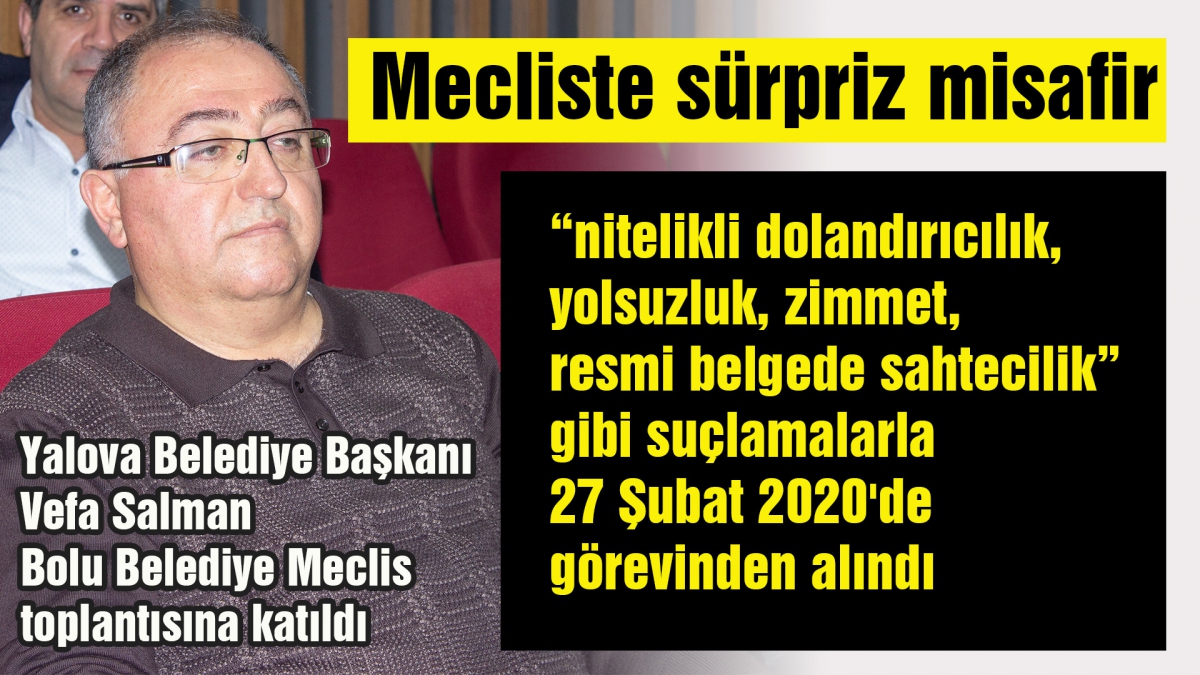 Mecliste sürpriz misafir